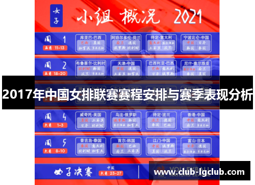 2017年中国女排联赛赛程安排与赛季表现分析