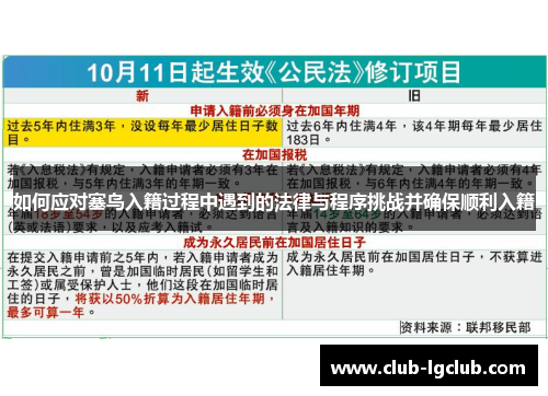 如何应对塞鸟入籍过程中遇到的法律与程序挑战并确保顺利入籍